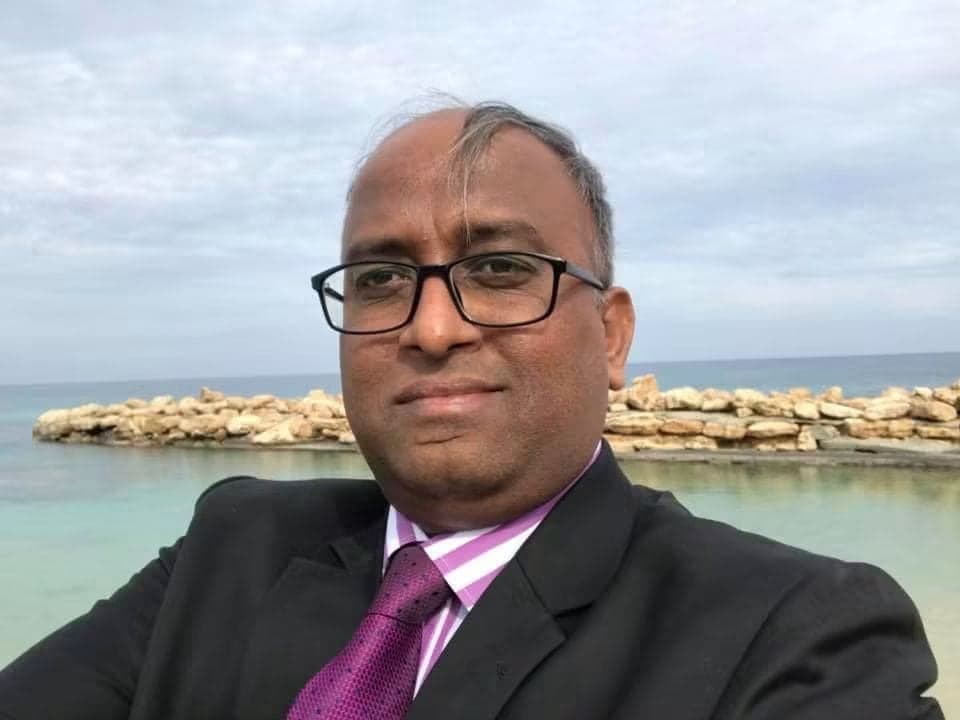 Ghulam Shabbir Babar on the coast, Cyprus