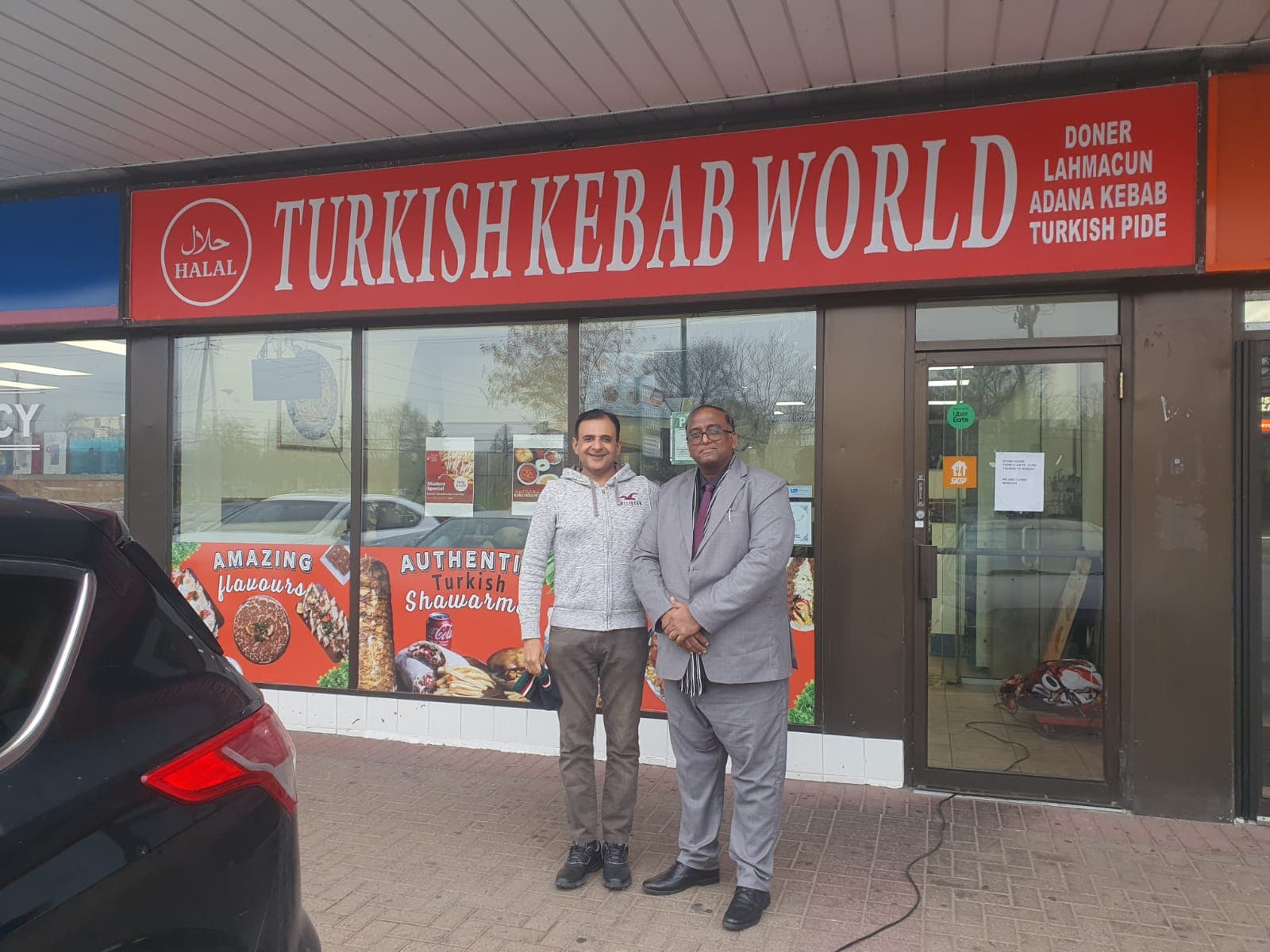 Ghulam Shabbir Babar with Mr. Zamin Talpur, Barrister & Solicitor, Canada